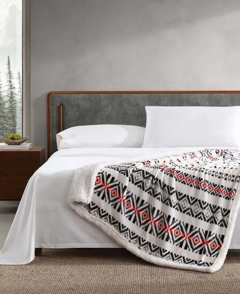 Eddie Bauer Ultra-Plush Reversible Throw