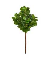 Nearly Natural 54" Artificial Fiddle Leaf Tree No Pot