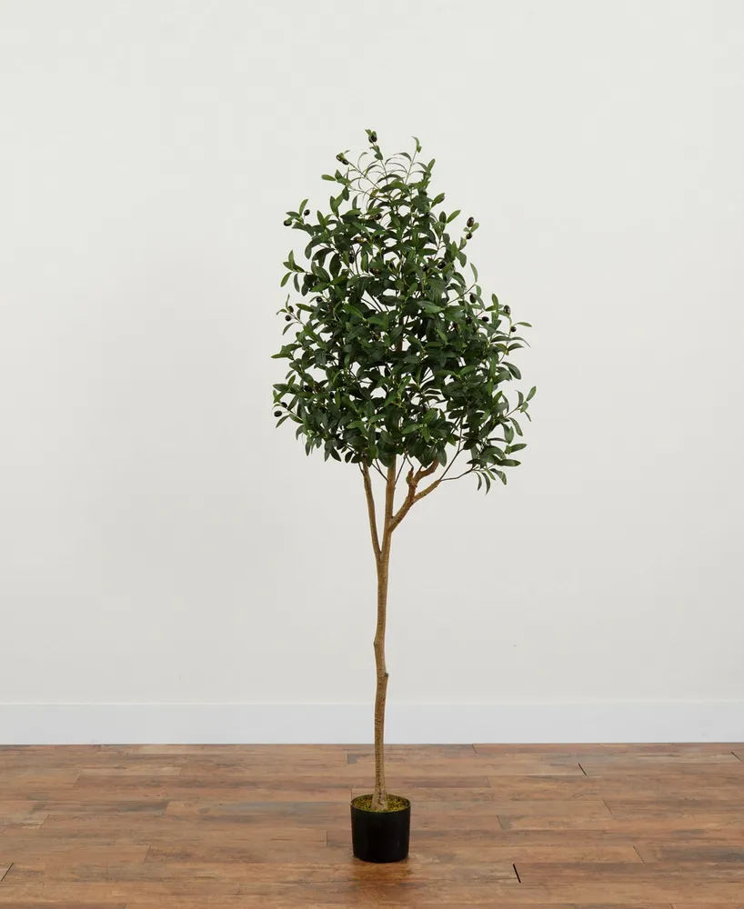 Nearly Natural 72" Artificial Olive Tree