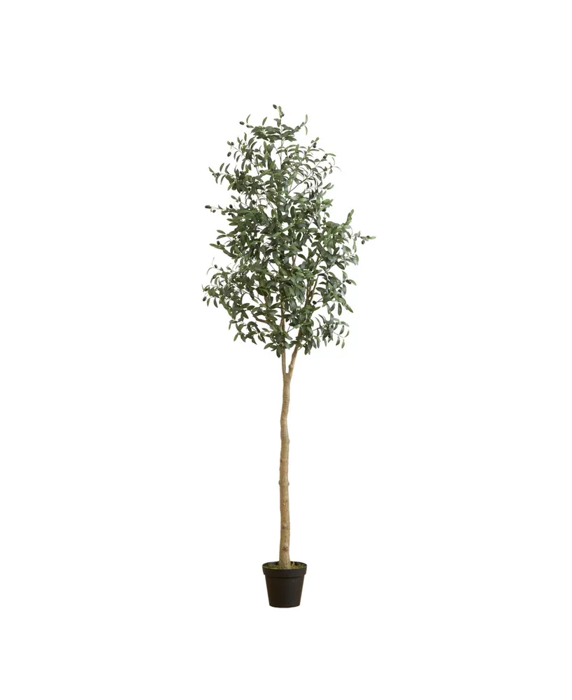 Nearly Natural 96" Artificial Olive Tree