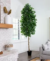 Nearly Natural 120" Artificial Ficus Tree