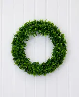 Nearly Natural 20" Artificial Bay Leaf Wreath