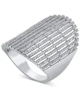 Diamond Multirow Statement Ring (1-1/2 ct. t.w.) in 14k White Gold