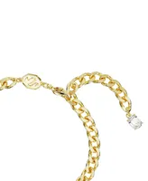 Swarovski Gold-Tone Dextera Crystal Chain Bracelet