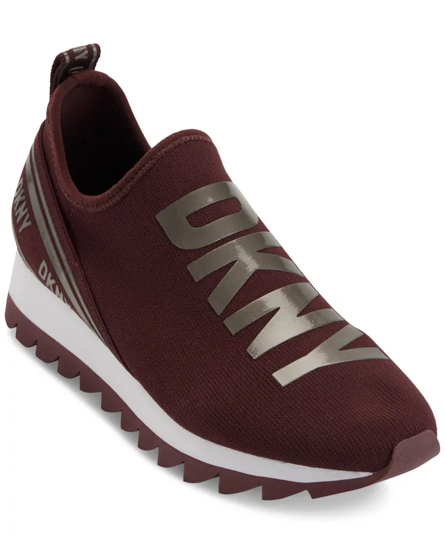 Dkny Women Abbus Sneakersdkny Women's Genuine Leather Sneakers - Casual  Lace-up Skateboard Shoes