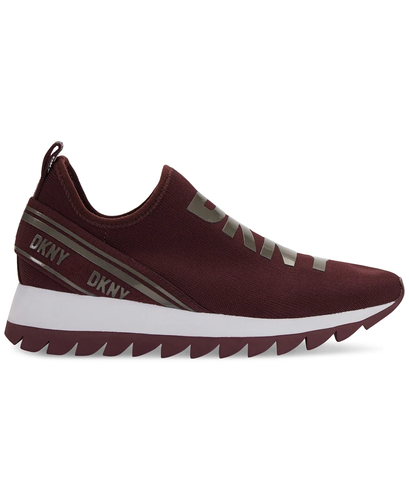 Dkny Women's Abbi Logo Slip-On Running Sneakers