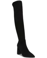 Wild Pair Eileene Pointed-Toe Block-Heel Over-The-Knee Boots, Created for Macy's