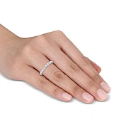 Diamond Bezel Semi-Eternity Band (1/3 ct. t.w.) 14k Gold