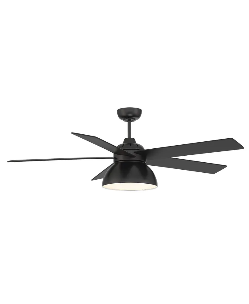 Trade Winds Lighting Trade Winds Camilla 52" Led Ceiling Fan in Matte Black