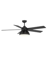 Trade Winds Camilla 52" Led Ceiling Fan in Matte Black