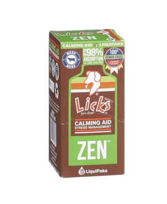 Licks Pill Free Licks Pill-Free Zen Dog Calming - Calming Aid Supplements for Aggressive Behavior and Nervousness