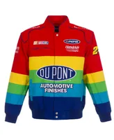 Men's Jh Design Red, Blue Jeff Gordon Twill Uniform Full-Snap Jacket