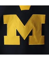 Men's Colosseum Navy Michigan Wolverines 2.0 Lace-Up Pullover Hoodie