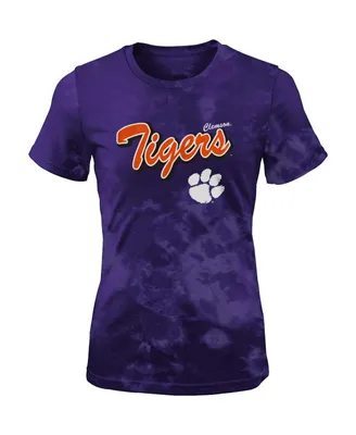 Big Girls Purple Clemson Tigers Dream Team T-shirt