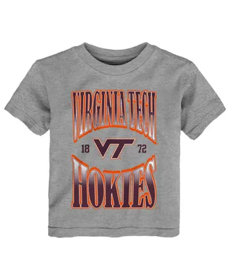 Toddler Boys and Girls Heather Gray Virginia Tech Hokies Top Class T-shirt
