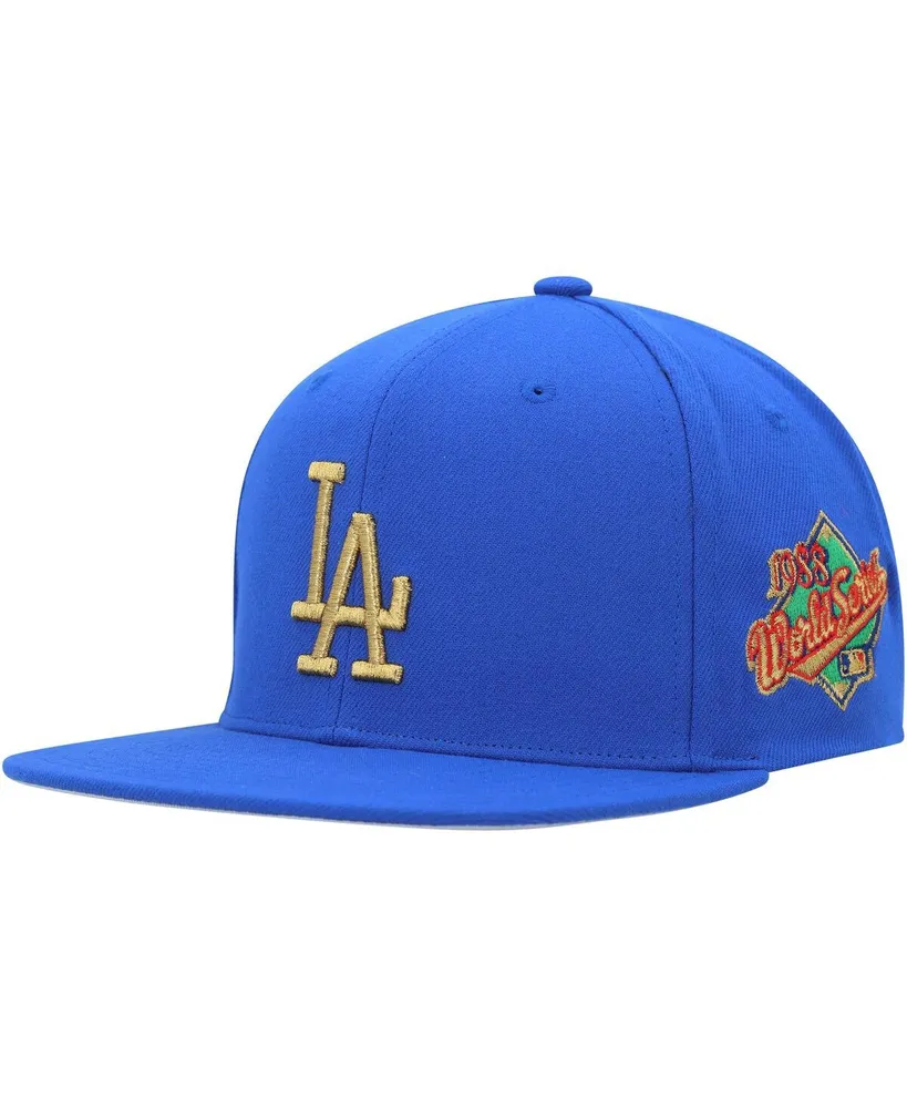 Men's Mitchell & Ness Blue Los Angeles Dodgers Champ'd Up Snapback Hat