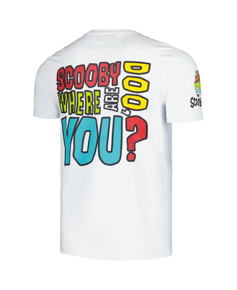 Men's and Women's Freeze Max White Scooby-Doo The Whole Gang T-shirt