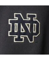 Men's Colosseum Charcoal Notre Dame Fighting Irish Tortugas Logo Quarter-Zip Jacket