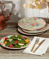 Tabletops Gallery Spring Bliss Salad Plates, Set of 4