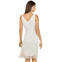 Lara Women's Beaded Fringe Cocktail Dress