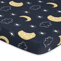 The Peanutshell Pack n Play, Mini Crib, Portable Crib or Fitted Playard Sheets for Baby Boy or Girl, Day and Night 3 Pack Set