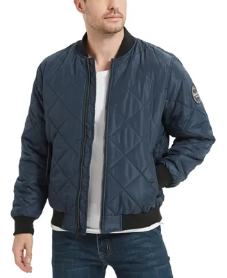 Hawke & Co. Men's Diamond Quilted Bomber Jacket