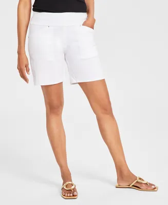 I.n.c. International Concepts Women's Mid-Rise Pull-On Shorts, Created for Macy's