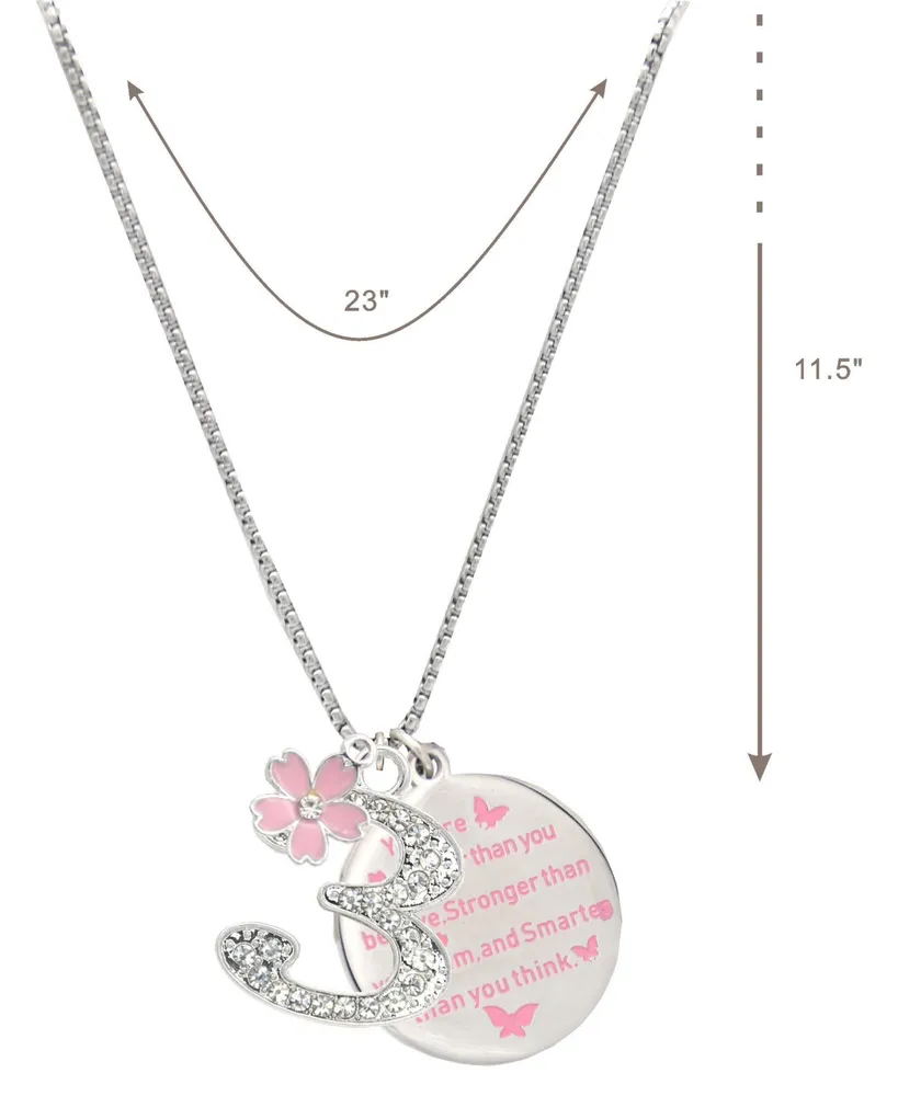 3rd Birthday Gifts for Little Girl: Necklace, Bracelet, and Jewelry Set with Decorations for Girls' Special Celebration