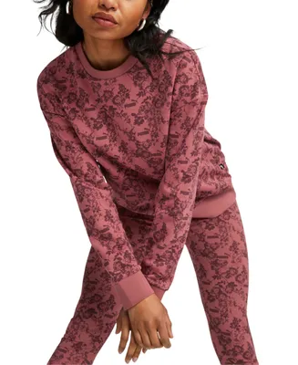 Puma Women's Essential Floral Vibes Printed Sweatshirt