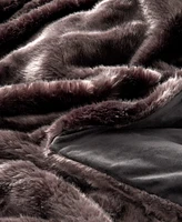 Hotel Collection Lynx Faux Fur Throw, 50" x 60", Exclusively at Macy's