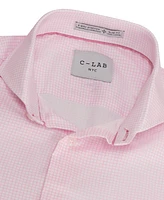 C-lab Nyc Men's Slim-Fit Check-Print Dress Shirt