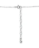 Giani Bernini Rainbow Cubic Zirconia Circle Pendant Necklace in Sterling Silver, 16" + 2" extender, Created for Macy's