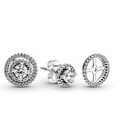 Pandora Sparkling Double Halo Stud Earrings