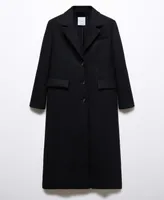 Mango Women's Structured Wool Coat
