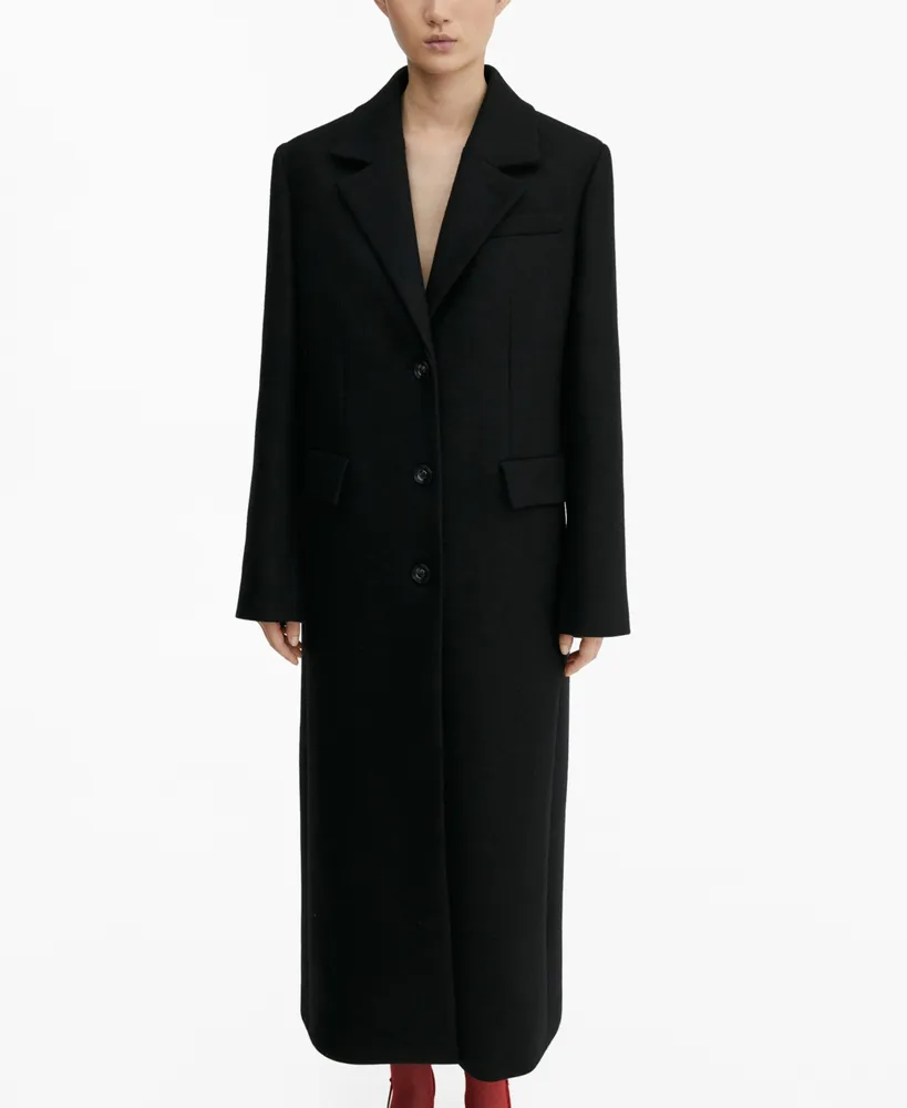 Mango Women's Structured Wool Coat