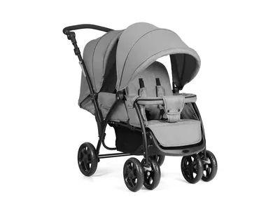 Foldable Lightweight Front Back Seats Double Baby Stroller