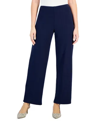 Jm Collection Petite Shine Knit Pants, Created for Macy's