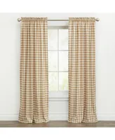 GoodGram Buffalo Check Gingham Custom Window Curtain Treatments