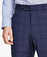 B by Brooks Brothers Men's Classic-Fit Stretch Wool Blend Suit Pant