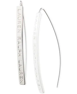 Lauren Ralph Lauren Logo Bar Threader Earrings