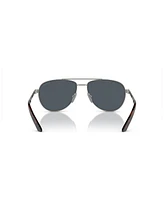 Prada Iconic Plaque Pilot Men's Sunglasses