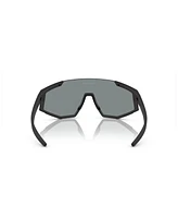 Prada Linea Rossa Men's Sunglasses, Mirror Ps 04WS