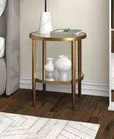 Hera Antique Round Side Table - Gold