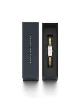 Daniel Wellington Women's Quadro 5-Link Gold-Tone Stainless Steel Watch 20 x 26mm - Gold