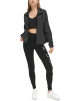 Dkny Sport Women's Ruched-Sleeve Commuter Jacket