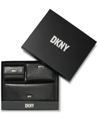 Dkny Lumen 3 Piece Wallet Set Gift Box