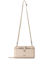Iris Leather Smartphone Convertible Crossbody Wallet