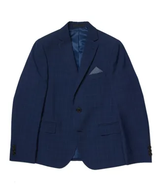 Lauren Ralph Big Boys Plaid Classic Suit Jacket