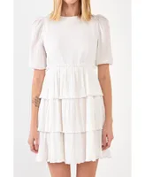 Women's Texture Tiered Dress