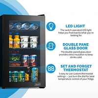 Newair Limited Edition Anniversary Series 100 Can Beverage Fridge